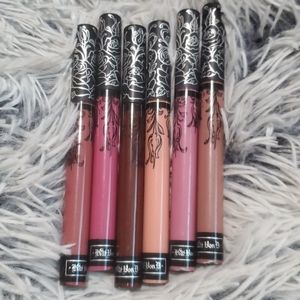Kat Von D liquid lipstick set of 6